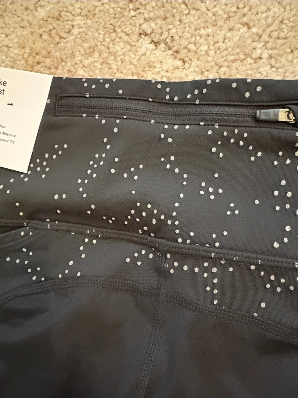 Nike Black High-Rise Leggings with Side & Back Detail